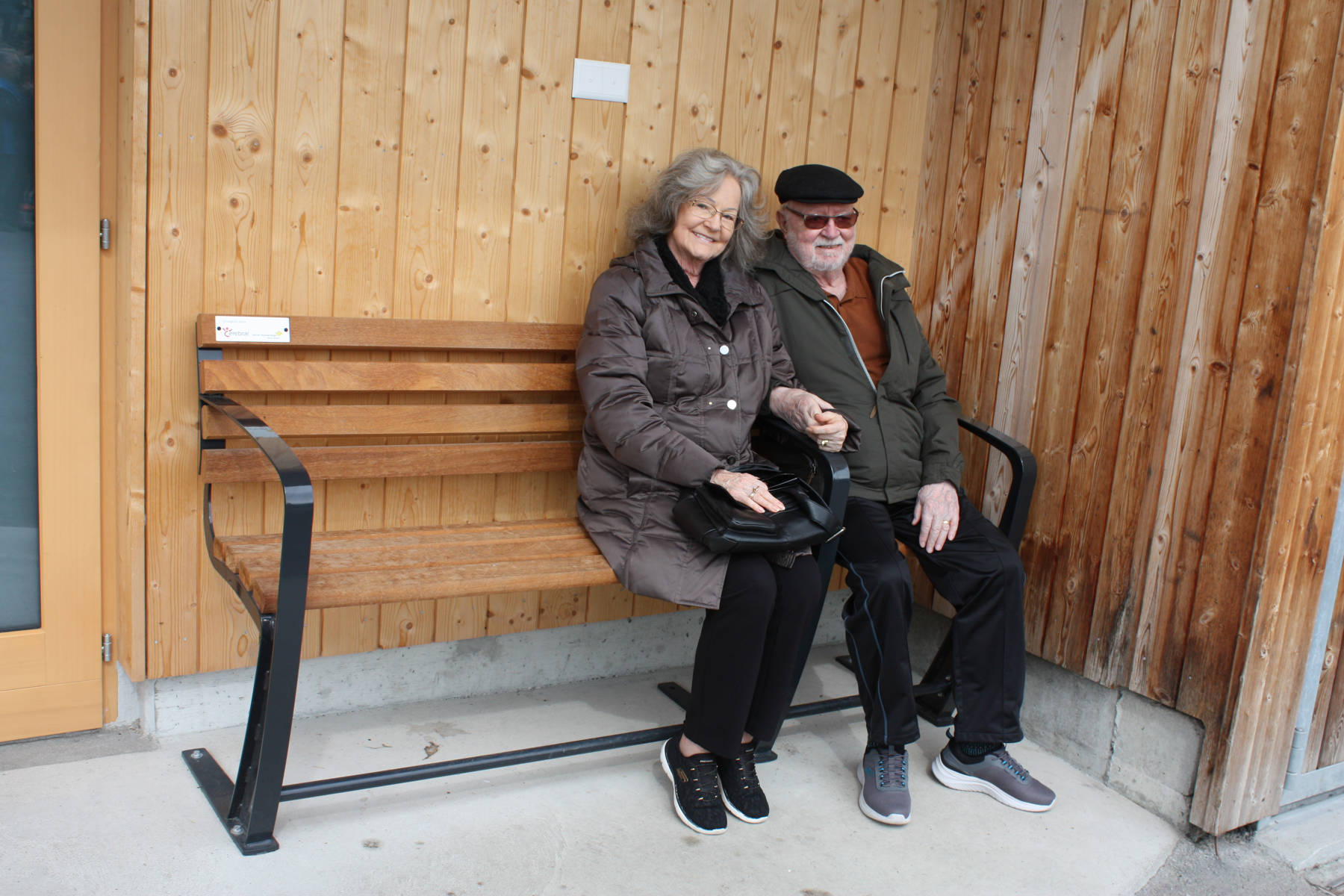 Paar auf Celebral-Bank